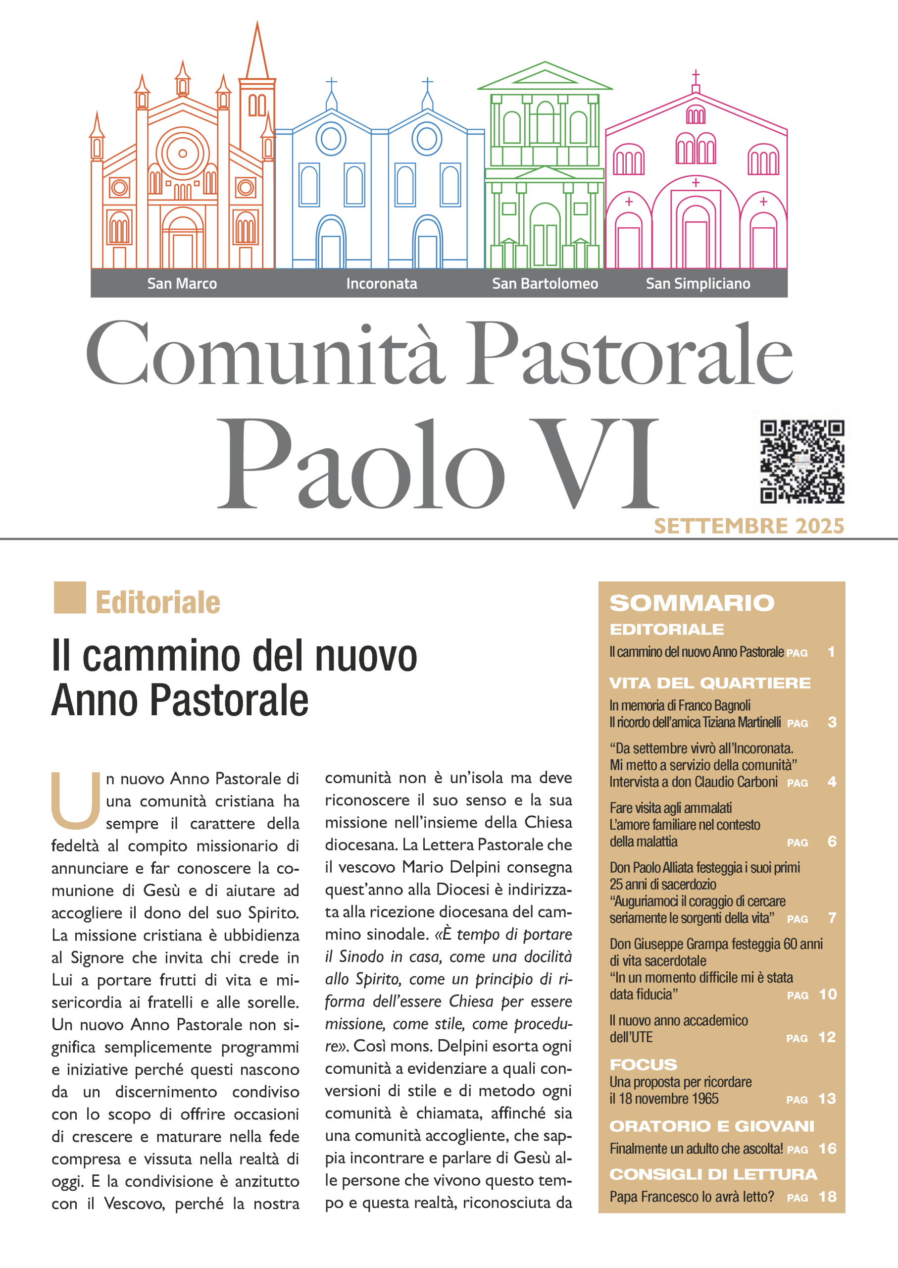 Giornale della comunità – Settembre 2025