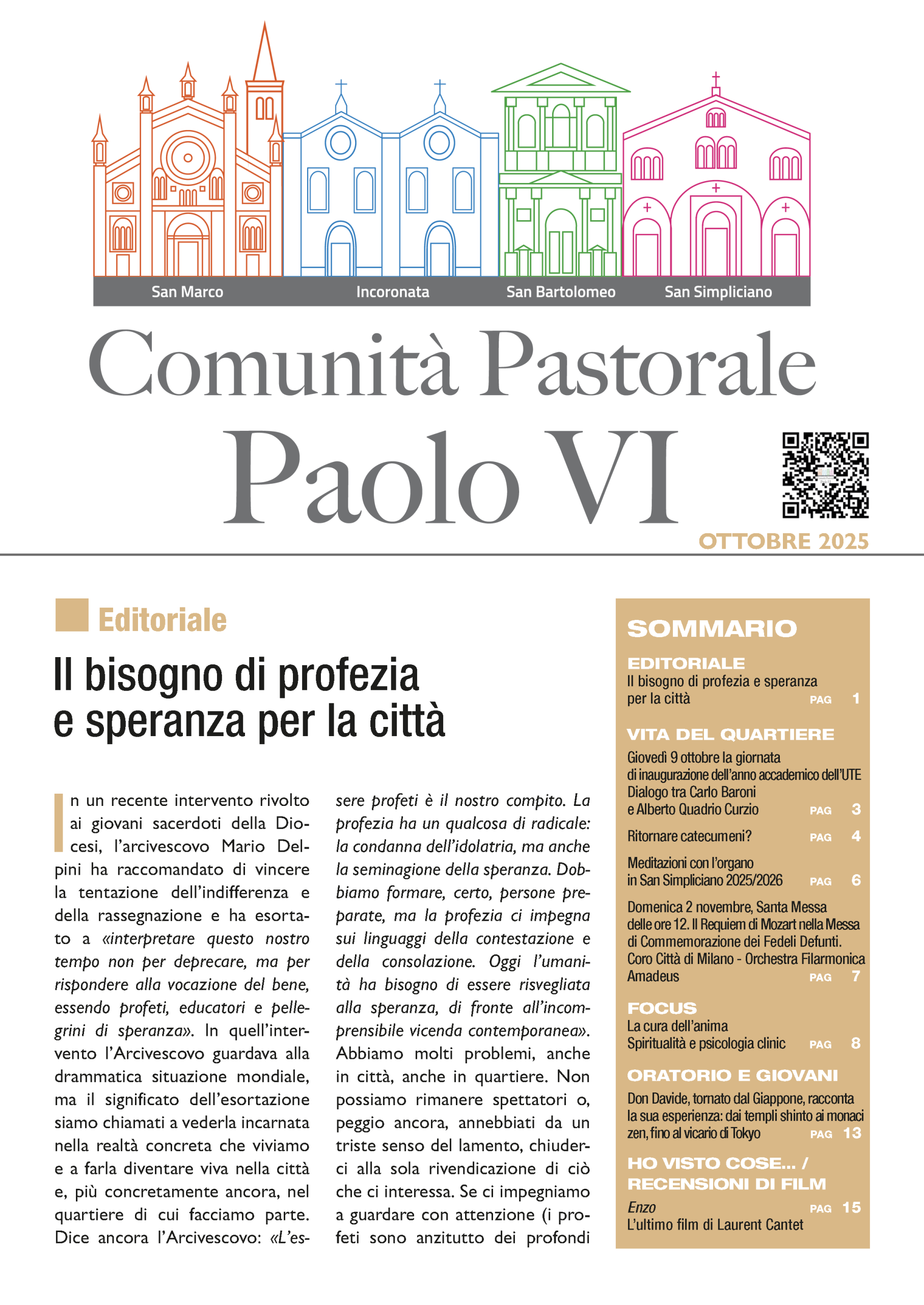 Giornale della Comunità – Ottobre 2025