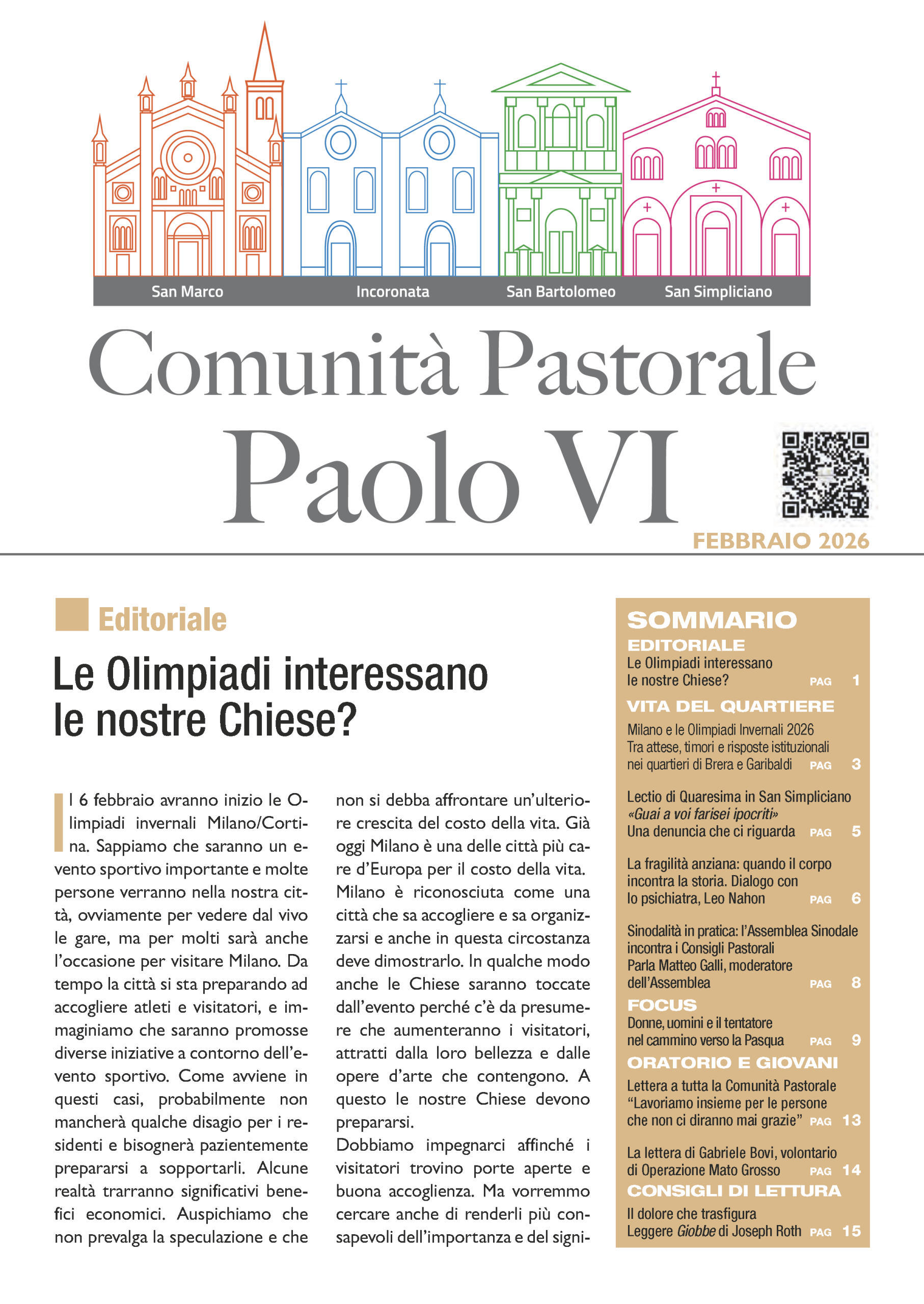 Giornale della comunità – Febbraio 2026